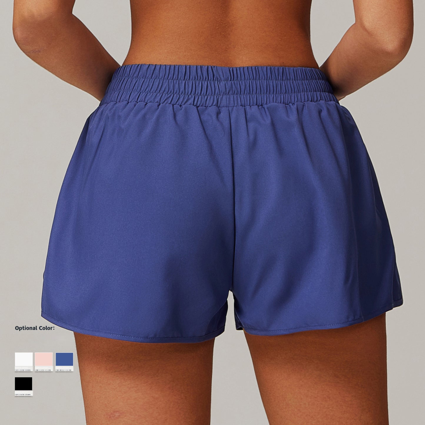 Women Workout Clothing High Waist Running 2 In 1 Athlete Training Shorts