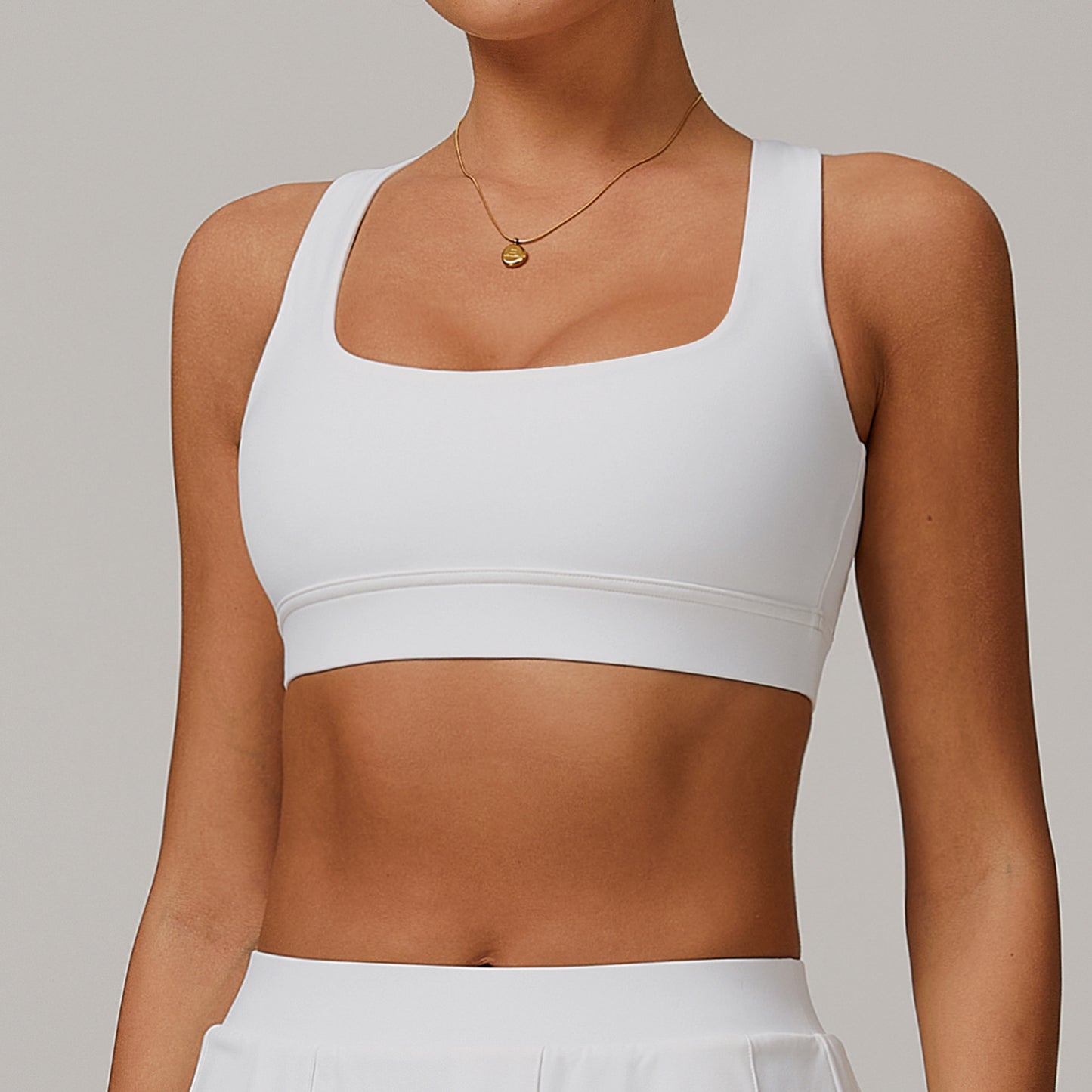 Ribbed Long Sleeves Fitness Backless Crop Tops Custom Breathable High Stretch Sports Bras