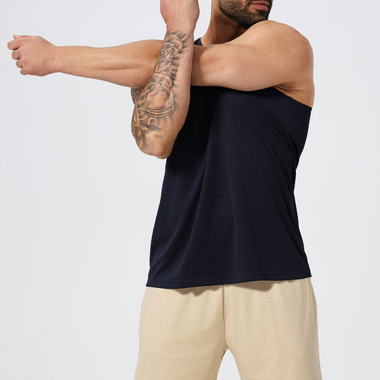 Hot Popular Wholesale Custom Logo Size And Color Oem Quick Dry Men Gym Vest Sport Singlet Workout Tank Top Tees