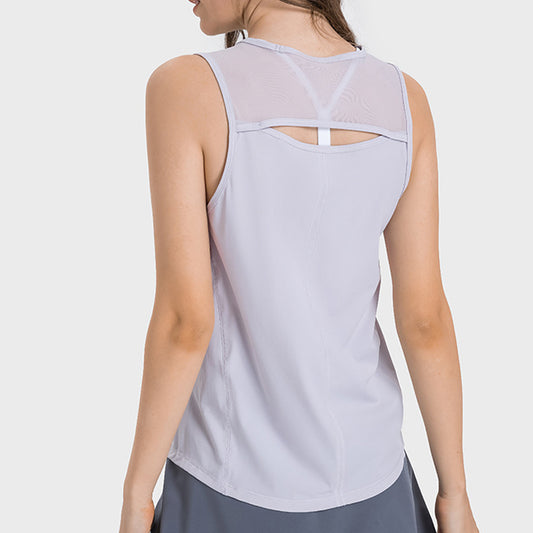Custom Logo Workout Breathable Tank Top Fitness Women Tank Top
