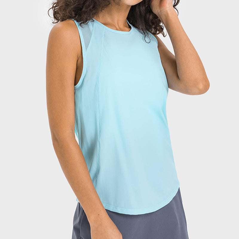 Custom Logo Workout Breathable Tank Top Fitness Women Tank Top