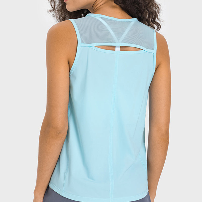 Custom Logo Workout Breathable Tank Top Fitness Women Tank Top