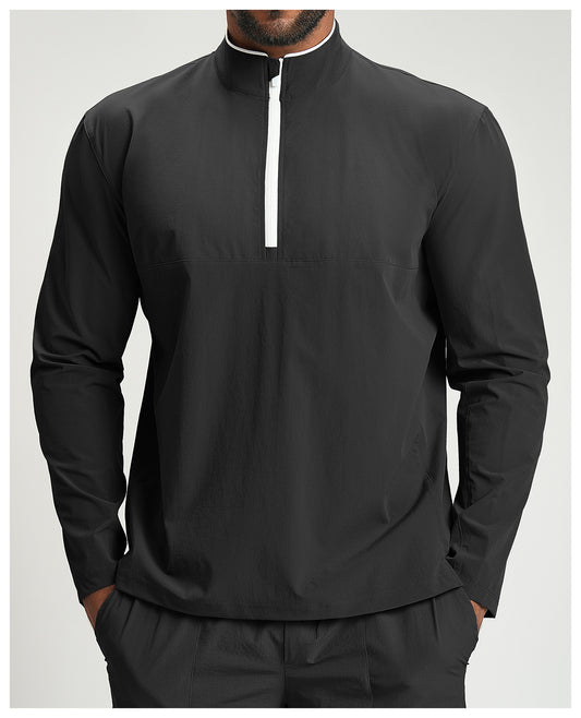 Breathable Zipper Long Sleeve Men's Sweatshirts