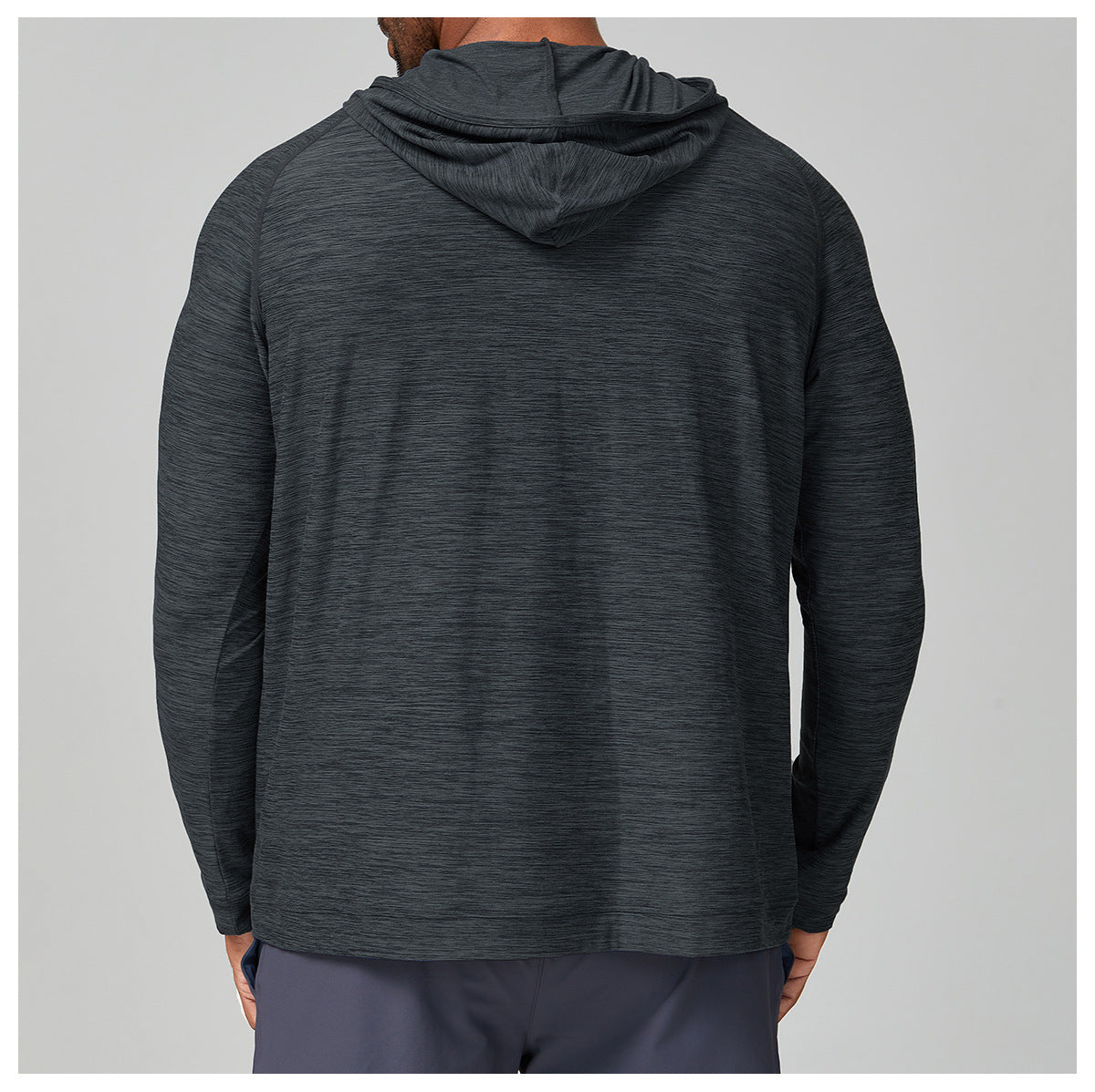 hooded Long Sleeve Sports Shirt