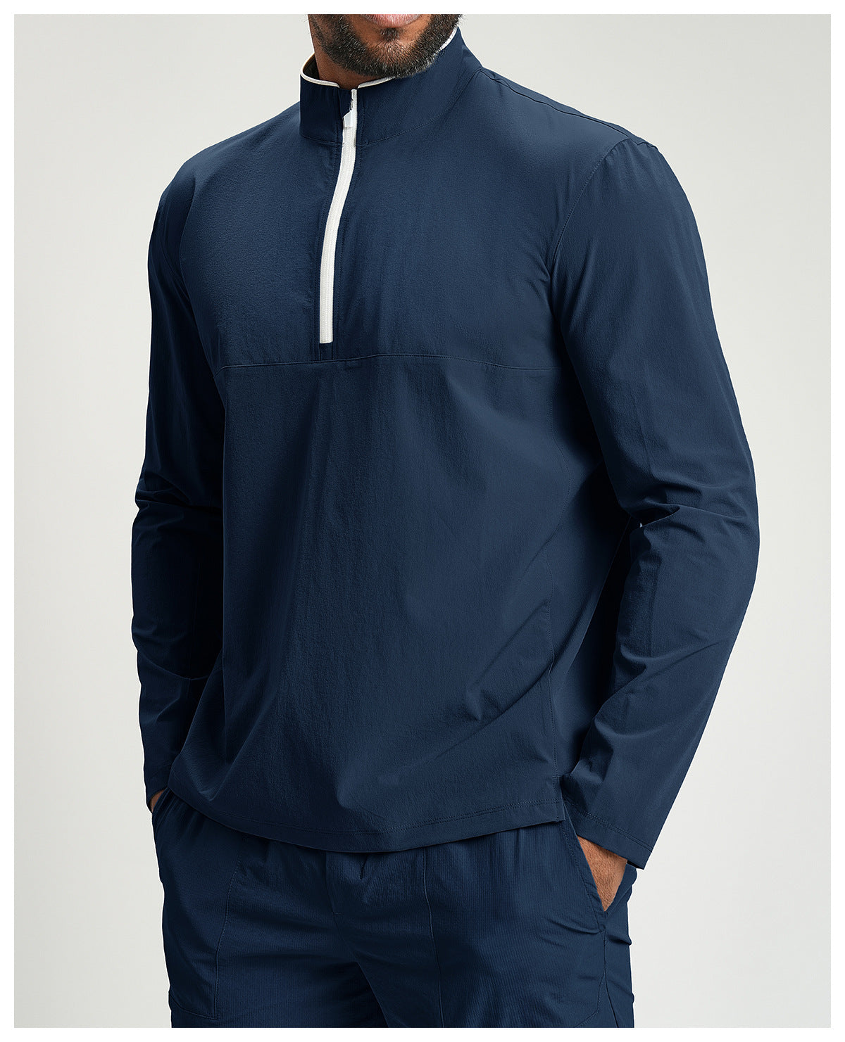 Breathable Zipper Long Sleeve Men's Sweatshirts