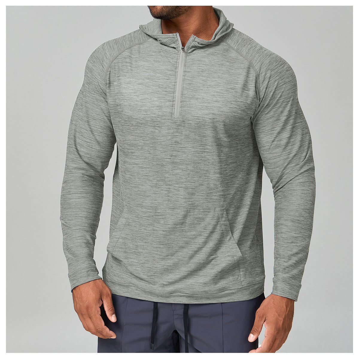 hooded Long Sleeve Sports Shirt