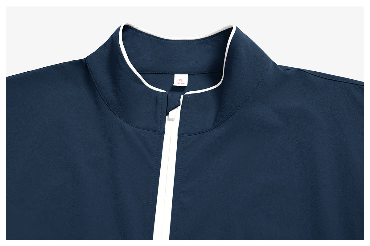 Breathable Zipper Long Sleeve Men's Sweatshirts