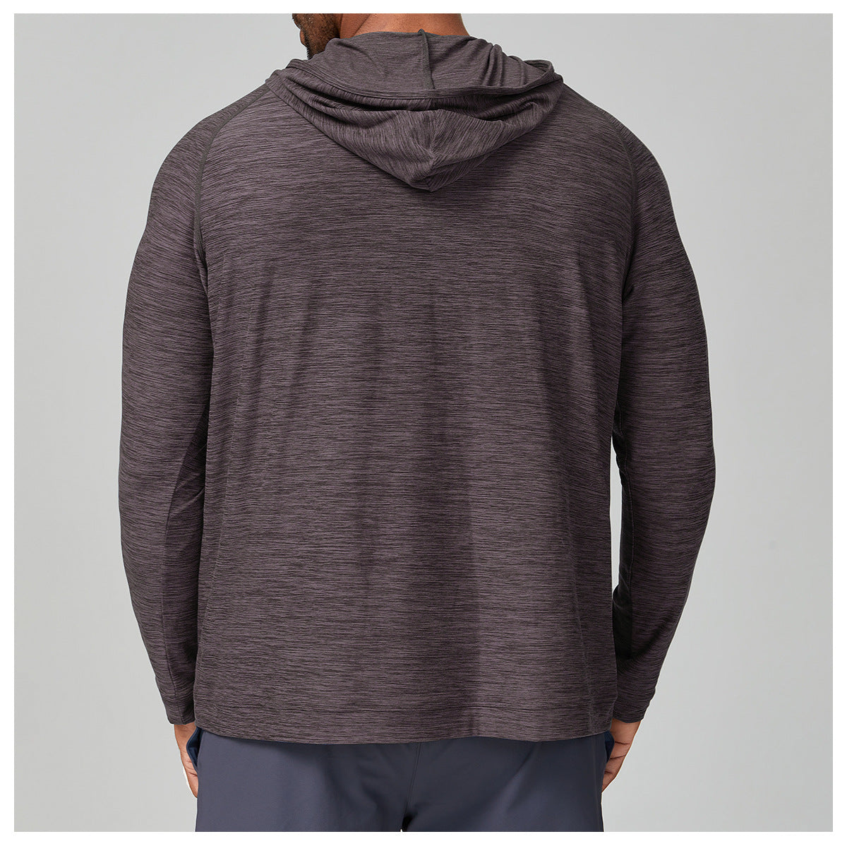 hooded Long Sleeve Sports Shirt